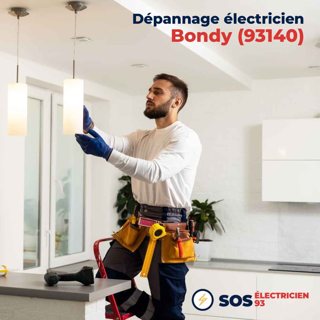 Dépannage électricien Bondy (93140)