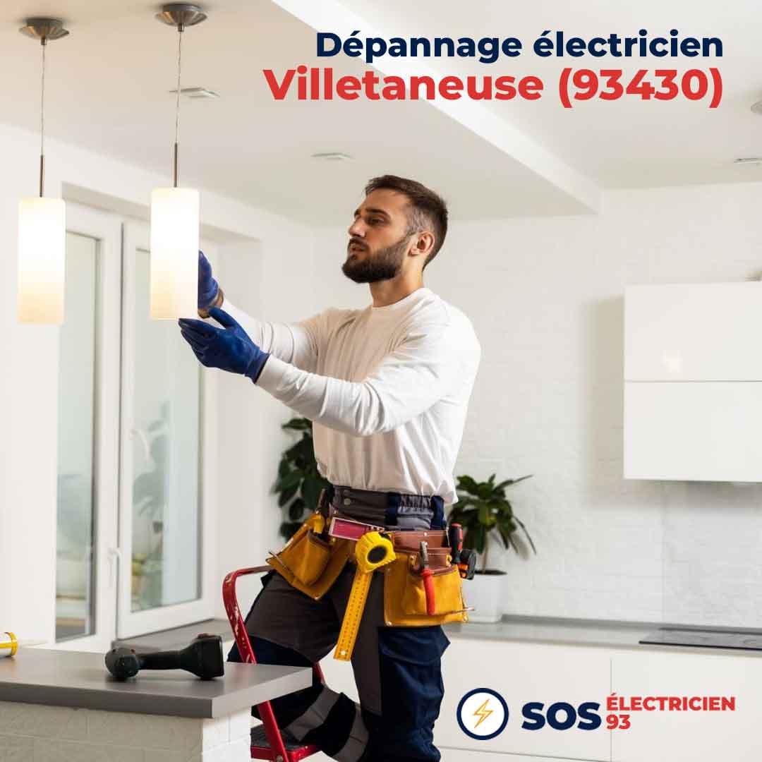 Dépannage électricien Villetaneuse (93430)